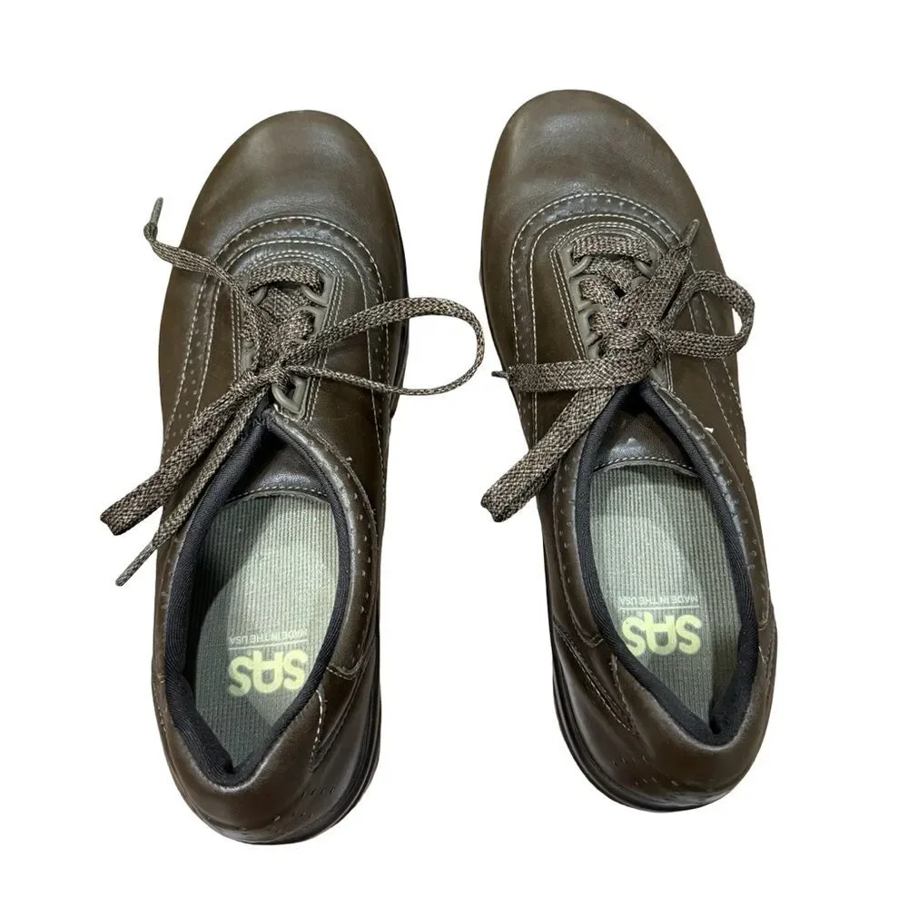 SAS Women’s Walk Easy Comfort Shoes Coffee Brown‎ Size 8.5